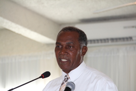 Premier of Nevis and Minister of Finance in the Nevis Island Administration Hon. Vance Amory